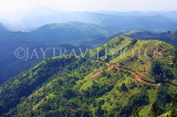 SRI LANKA, Gampola, Ambuluwawa, mountain scenery from the Temple (of four religions) complex, SLK3229JPL