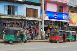 SRI LANKA, Gampola, town centre small shops and three wheeler taxis, SLK4164JPL