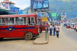 SRI LANKA, Gampola, town centre street, and public bus, SLK4163JPL