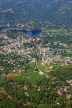 SRI LANKA, Gampola, town view from top of Ambuluwawa mountain Temple complex, SLK3233JPL