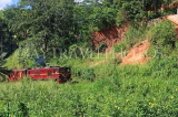 SRI LANKA, Gampola area, train running through countryside, SLK3170JPL