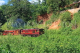 SRI LANKA, Gampola area, train running through countryside, SLK3172JPL