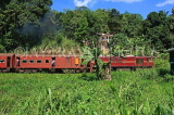 SRI LANKA, Gampola area, train running through countryside, SLK3175JPL