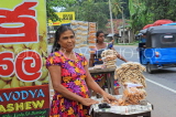 SRI LANKA, Kajugama (on Kandy Road), Cashewnut vendor, and stall, SLK4552JPL