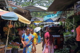 SRI LANKA, Kandy, Kandy Central Market, stalls and shoppers, SLK4035JPL