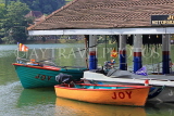 SRI LANKA, Kandy, Kandy Lake, boating pier, SLK3656JPL