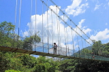 SRI LANKA, Kandy, Peradeniya Botanical Gardens, Suspension Bridge, SLK5859JPL