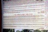 SRI LANKA, Kandy, Raja Wasala Park (Wace Park), information board, SLK3741JPL
