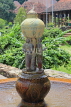 SRI LANKA, Kandy, Temple of the Tooth (Dalada Maligawa), ornate fountain, SLK3507JPL