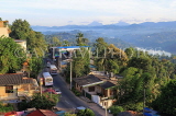 SRI LANKA, Kandy, hillside scenery, and road, SLK3944JPL