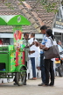 SRI LANKA, Kandy, mobile Ice Cream stall, people buying Ice Lolly, SLK3935JPL