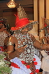 SRI LANKA, Kandy, traditional Kandyan Wedding, Kandyan dancers performing, SLK3995JPL