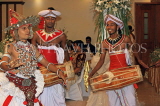 SRI LANKA, Kandy, traditional Kandyan Wedding, Kandyan dancers performing, SLK3996JPL