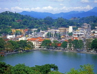 SRI LANKA, Kandy, view over town and Kandy Lake, SLK2058JPL
