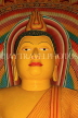 SRI LANKA, Kandy area, Asgiriya Monastery, Buddha statue in image house, closeup, SLK3199JPL