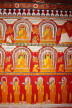 SRI LANKA, Kandy area, Asgiriya Monastery, ancient paintings in the image house, SLK3206JPL