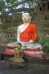 SRI LANKA, Kandy area, Degaldoruwa Cave Temple, Buddha statues, upper terrace, SLK5784JPL