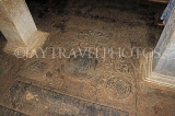 SRI LANKA, Kandy area, Degaldoruwa Cave Temple, Moonstone by shrine room, SLK5791JPL