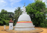 SRI LANKA, Kandy area, Degaldoruwa Cave Temple, upper terrace dagaba (stupa), SLK5780JPL