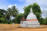 SRI LANKA, Kandy area, Degaldoruwa Cave Temple, upper terrace dagaba (stupa), SLK5782JPL
