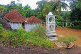 SRI LANKA, Kandy area, Degaldoruwa Cave Temple site, and belfry, SLK5793JPL