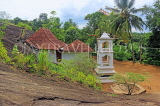 SRI LANKA, Kandy area, Degaldoruwa Cave Temple site, and belfry, SLK5795JPL