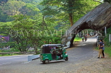 SRI LANKA, Kandy area, Kadugannawa, Dawson's Rock and tunnel, three wheeler taxi, SLK2533JPL