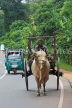 SRI LANKA, Kandy area, ox drawn cart, rural scene, SLK2572JPL