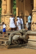 SRI LANKA, Kelaniya Temple (near Colombo), image house elephant-lion sculptures, SLK5154JPL