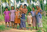 SRI LANKA, Kurunegala, coconut plantation, workers family, SLK1893JPL