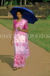 SRI LANKA, Kurunegala, village woman dressed in traditional Kandyan style sari, SLK1847JPL