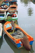 SRI LANKA, Negombo, Dutch Canal, and fishing boats, SLK2610JPL