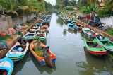SRI LANKA, Negombo, Dutch Canal, and fishing boats, SLK2611JPL