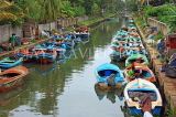 SRI LANKA, Negombo, Dutch Canal, and fishing boats, SLK2619JPL