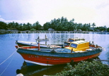 SRI LANKA, Negombo, fishing boats in Negombo Lagoon, SLK2077JPL