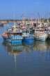SRI LANKA, Negombo, fishing boats in Negombo Lagoon, SLK2437JPL