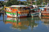 SRI LANKA, Negombo, fishing boats in Negombo Lagoon, SLK2440JPL
