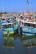 SRI LANKA, Negombo, fishing boats in Negombo Lagoon, SLK2441JPL