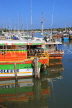 SRI LANKA, Negombo, fishing boats in Negombo Lagoon, SLK2446JPL