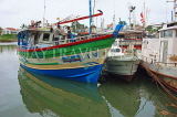 SRI LANKA, Negombo, fishing boats in Negombo Lagoon, SLK2630JPL