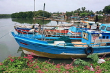SRI LANKA, Negombo, fishing boats in Negombo Lagoon, SLK2636JPL