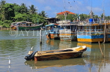 SRI LANKA, Negombo, fishing boats in Negombo Lagoon, SLK6079JPL