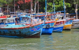 SRI LANKA, Negombo, fishing boats in Negombo Lagoon, SLK6088JPL
