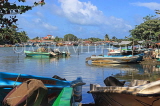 SRI LANKA, Negombo, fishing boats in Negombo Lagoon, SLK6102JPL