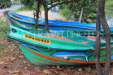 SRI LANKA, Negombo, fishing boats in Negombo Lagoon, SLK6103JPL
