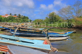 SRI LANKA, Negombo, fishing boats in Negombo Lagoon, SLK6104JPL