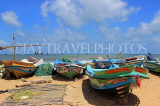 SRI LANKA, Negombo, fishing village, and boats, SLK5979JPL