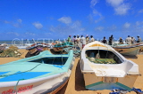 SRI LANKA, Negombo, fishing village, and boats, SLK5990JPL