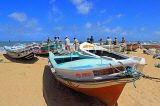 SRI LANKA, Negombo, fishing village, and boats, SLK5991JPL
