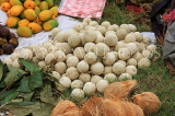 SRI LANKA, Negombo, market, Wood Apple fruit, Papaya and Coconuts, SLK2671JPL